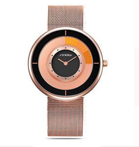 SINOBI Fashion Unique Rotating Luxury Ultra-thin Steel Watch - kerry-cc-5