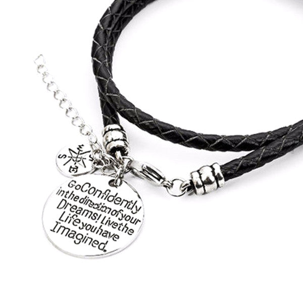 Confidently Dream - Hand Stamped Bracelet - kerry-cc-5