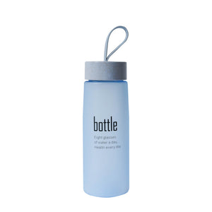 520 Ml Frosted Water Drinking Bottle Couples Creative Portable Water Bottle - kerry-cc-5